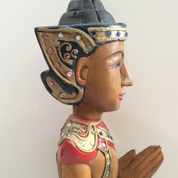 Thailand 🇹🇭 Thepphanom carved statue - Picture 9 of 10